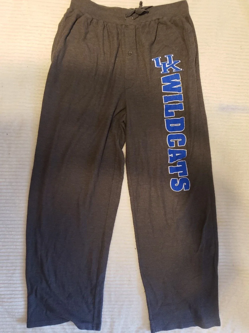 Concepts Sport Vintage UK Wildcats Unisex Blue Gray Wide Leg Lounge Pants L/XL